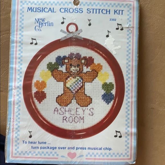 3/$15 Sale- New Musical Cross Stitch Kit - Picture 1 of 5